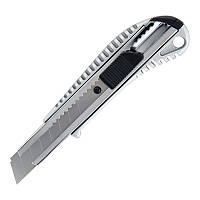 Нож канцелярский 18мм., металлический, металлическая направляющая Axent