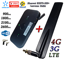 4G LTE WiFi Роутер Huawei E5573Bs-320 + (KS,VD, Life) з антеною 10dbi