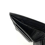 Шкіряне чоловіче портмоне Prensiti A1007 чорний, фото 8