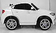 Дитячий двомісний електромобіль Джип BMW X6 (білий колір), фото 9