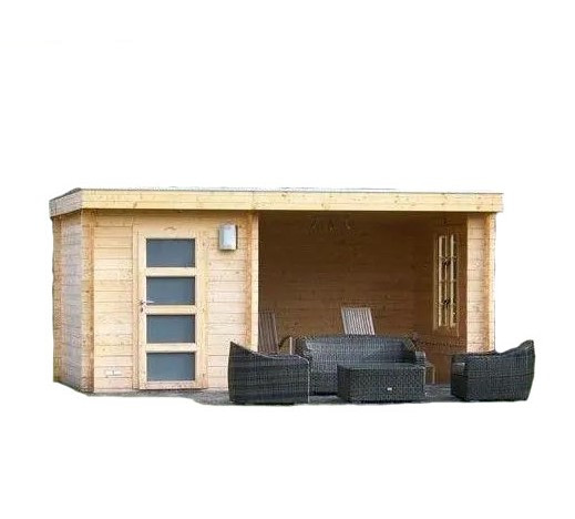 Сучасний сарай, госпблок для дачі з дерева 5.5х3,0 м. від виробника Modern barn - 64
