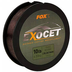 Волосінь Fox Exocet Mono Trans Khaki 10lb 0.261mm 1000м