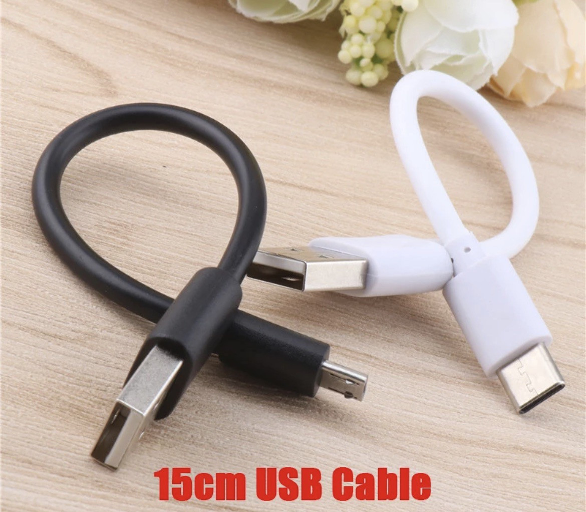 Кабель для заряджання Power Bank Micro USB Шнур 15 см
