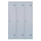 Металева шафа для одягу ШОМГ 1/30/3, шафа для одягу 1800х900х500 мм, шафа в роздягальню, фото 4