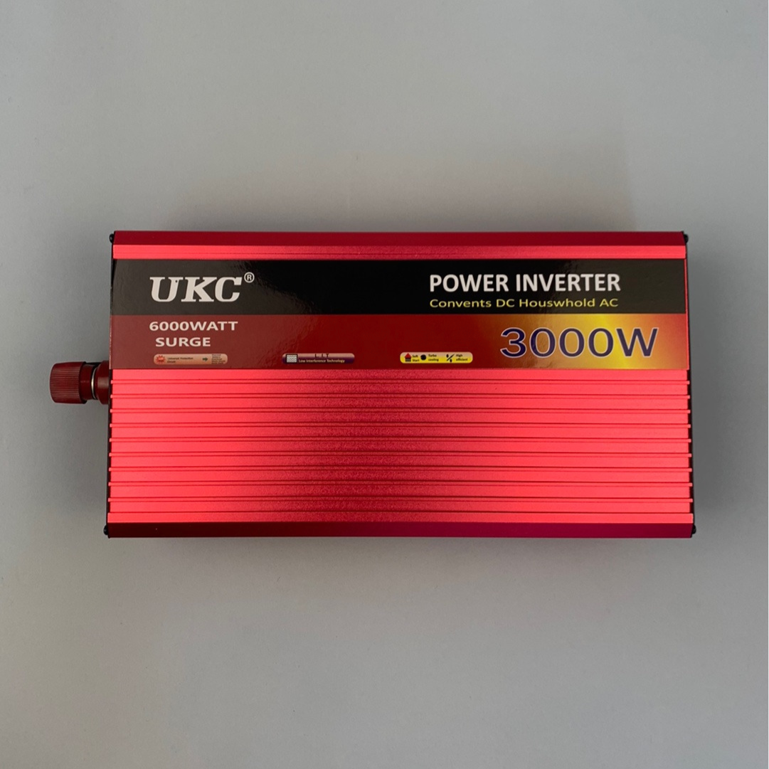 Інвертор перетворювач напруги UKC Power Inverter 12-220V, 3000W