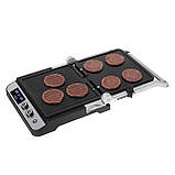 Гриль електричний 2в1 Adler AD 3059 3000Вт. змінні пластини, Led дисплей, таймер, терморегулятор, фото 8