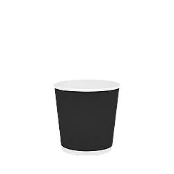 Паперовий стакан двошаровий Чорний 180 мл 50 шт/уп кр71