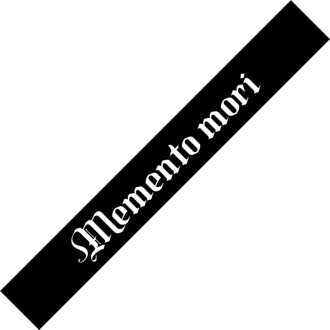 Сонцезахисна наклейка на лобове скло Memento mori