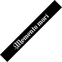 Cолнцезащитная наклейка на лобовое стекло Memento mori
