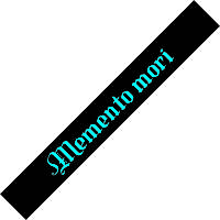 Сонцезахисна наклейка на лобове скло Memento mori, фото 3
