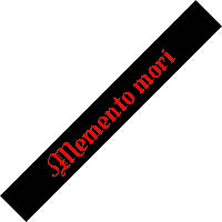 Сонцезахисна наклейка на лобове скло Memento mori, фото 5