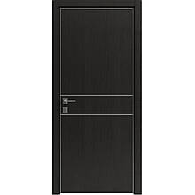 Двері колекції Modern модель Flat 01 Alum, Венге