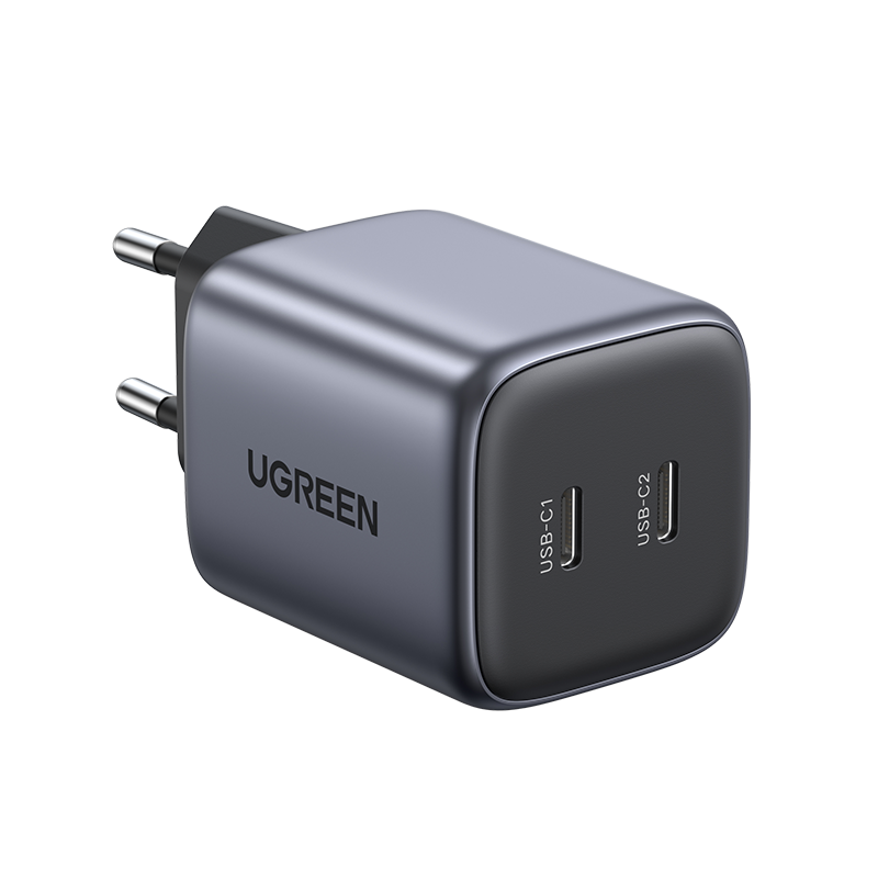 МЗП для швидкої зарядки на 2 Type-C 45W UGREEN GAN Nexode Mini (чорний) CD294