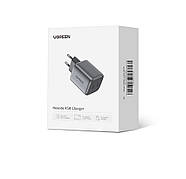 МЗП для швидкої зарядки на 2 Type-C 45W UGREEN GAN Nexode Mini (чорний) CD294, фото 10