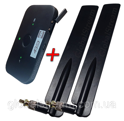 4G LTE Wi-Fi Роутер Huawei E5573Bs-320 + (KS, VD, Life) з антеною MIMO 2 шт. на 10dbi, фото 1