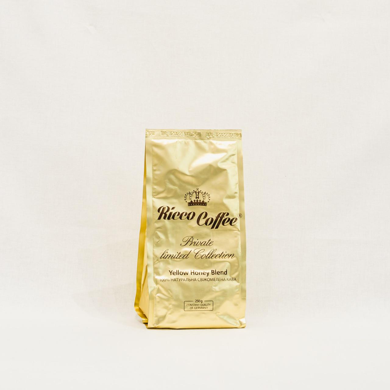 Кофе молотый Ricco Coffee Yellow Honey Blend 250 г - фото 2 - id-p1710607848