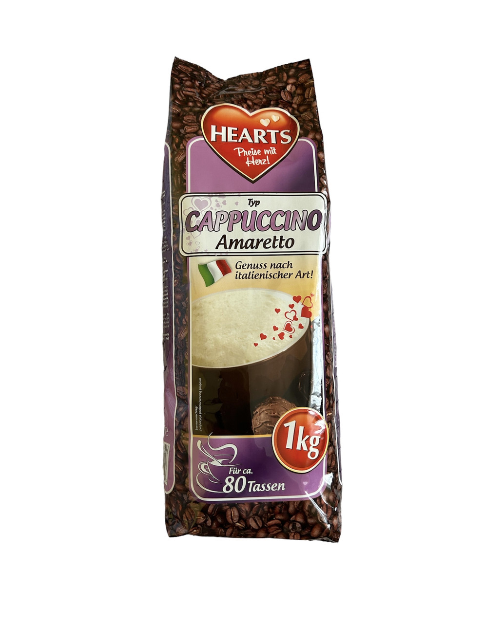 Купить Капучино Hearts Cappuccino Amaretto 1кг, цена 197 ₴ — Prom.ua ...