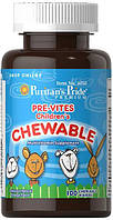 Дитячі вітаміни мультивітаміни Puritan's Pride Pre-Vites Children's Multivitamin 100 жувальних таблеток