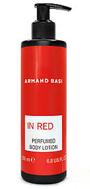 Парфумований лосьйон для тіла з ароматом Armand Basi in Red, 200 мл.