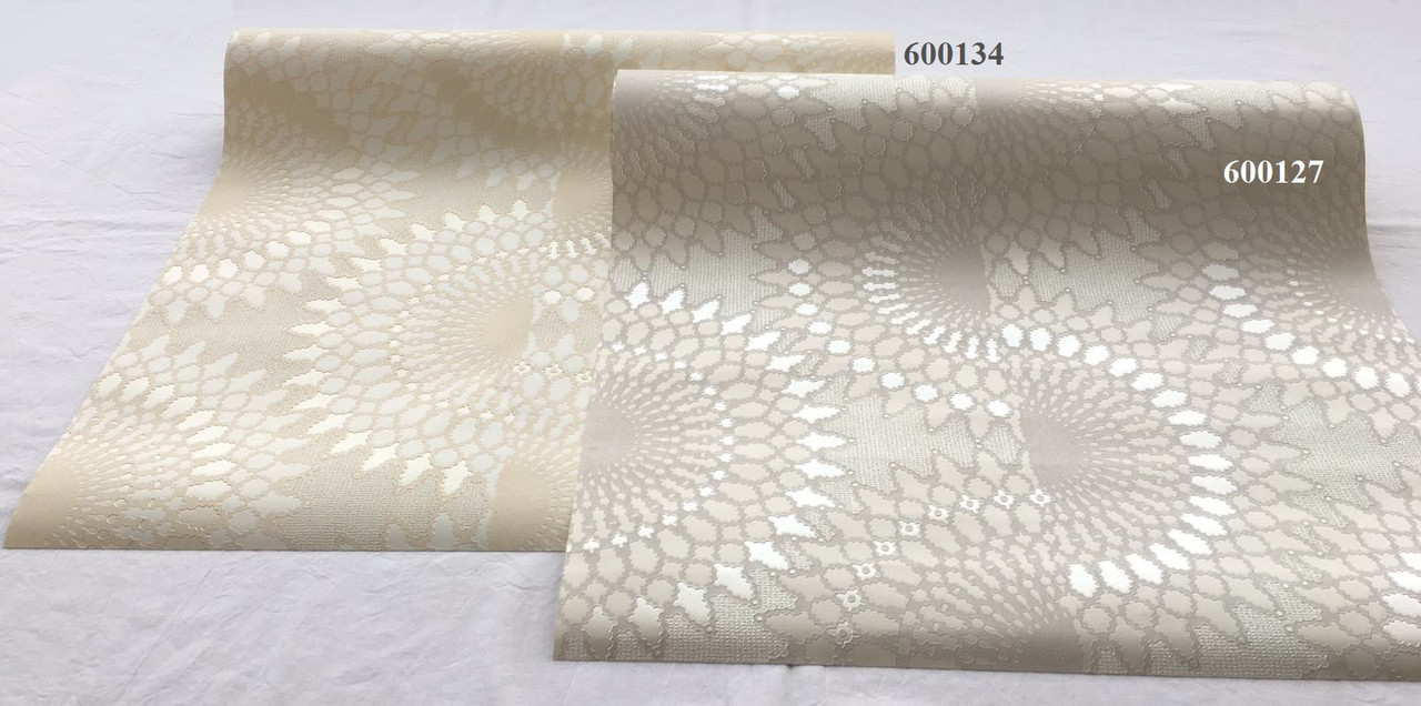 Шикарные немецкие обои 600127, белые с фактурным перламутровым узором - абстрактный орнамент "кожа дракона" - фото 10 - id-p448489968
