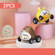 Дитячий набір машинок (2 види на вибір, 2 машинки в коробці, звуковий ефект) DM 703 W, фото 3