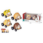 Дитячий набір машинок (2 види на вибір, 2 машинки в коробці, звуковий ефект) DM 703 W, фото 4