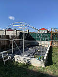 Каркас теплиці "Західна-6" 3х6х2м, труба 20х20х2 мм, фото 3