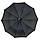 Чоловіча парасоля-напівавтомат від "Bellissima" на 10 спиць, чорний, М0525-1, фото 6