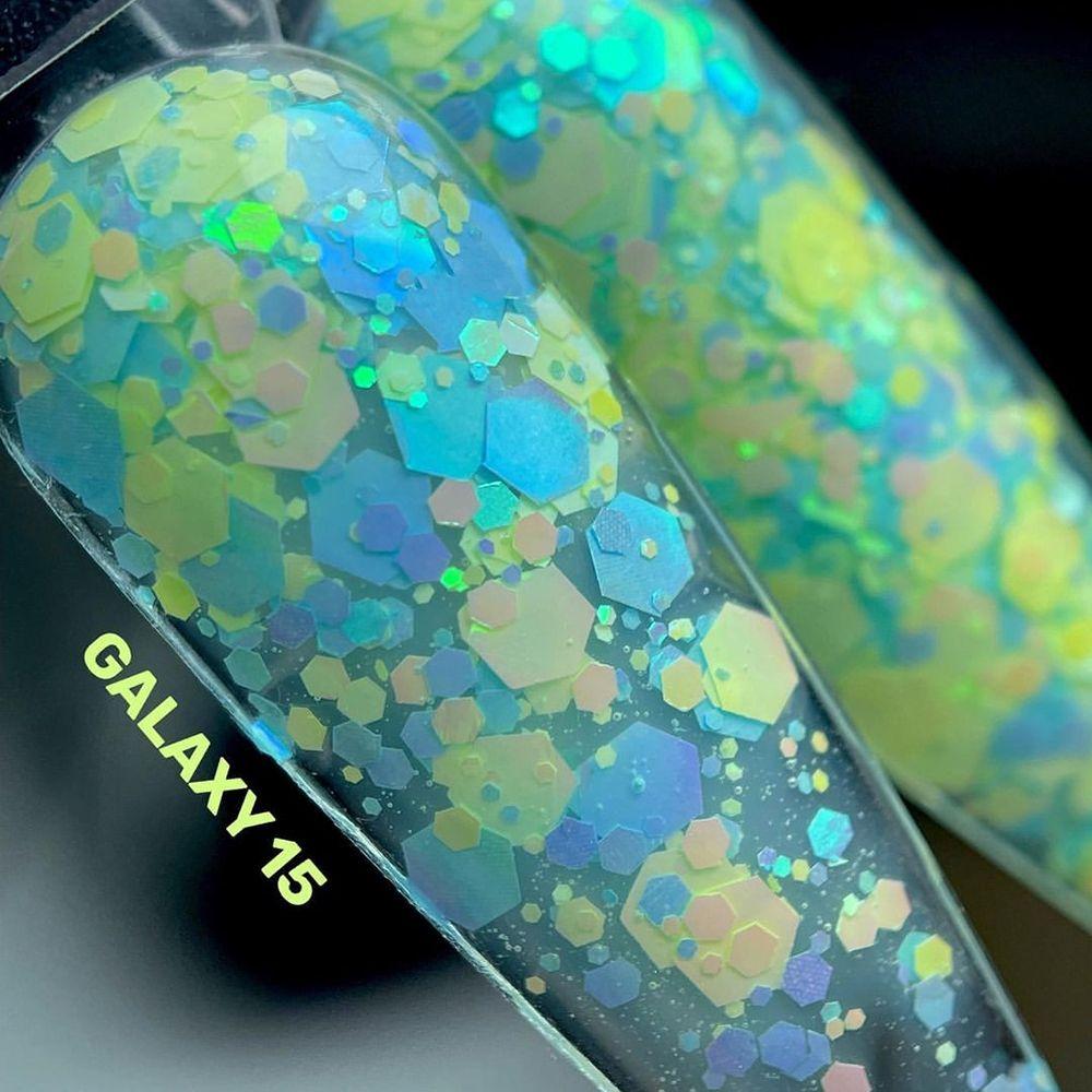 SAGA Galaxy glitter 15, 8 ml