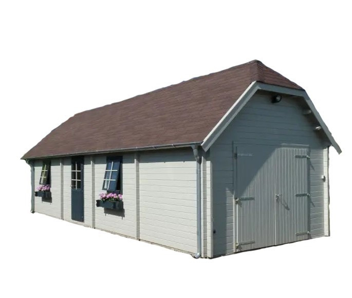 Сучасний сарай, госпблок для дачі з дерева 12,0х4,0 м. від виробника Modern barn - 125