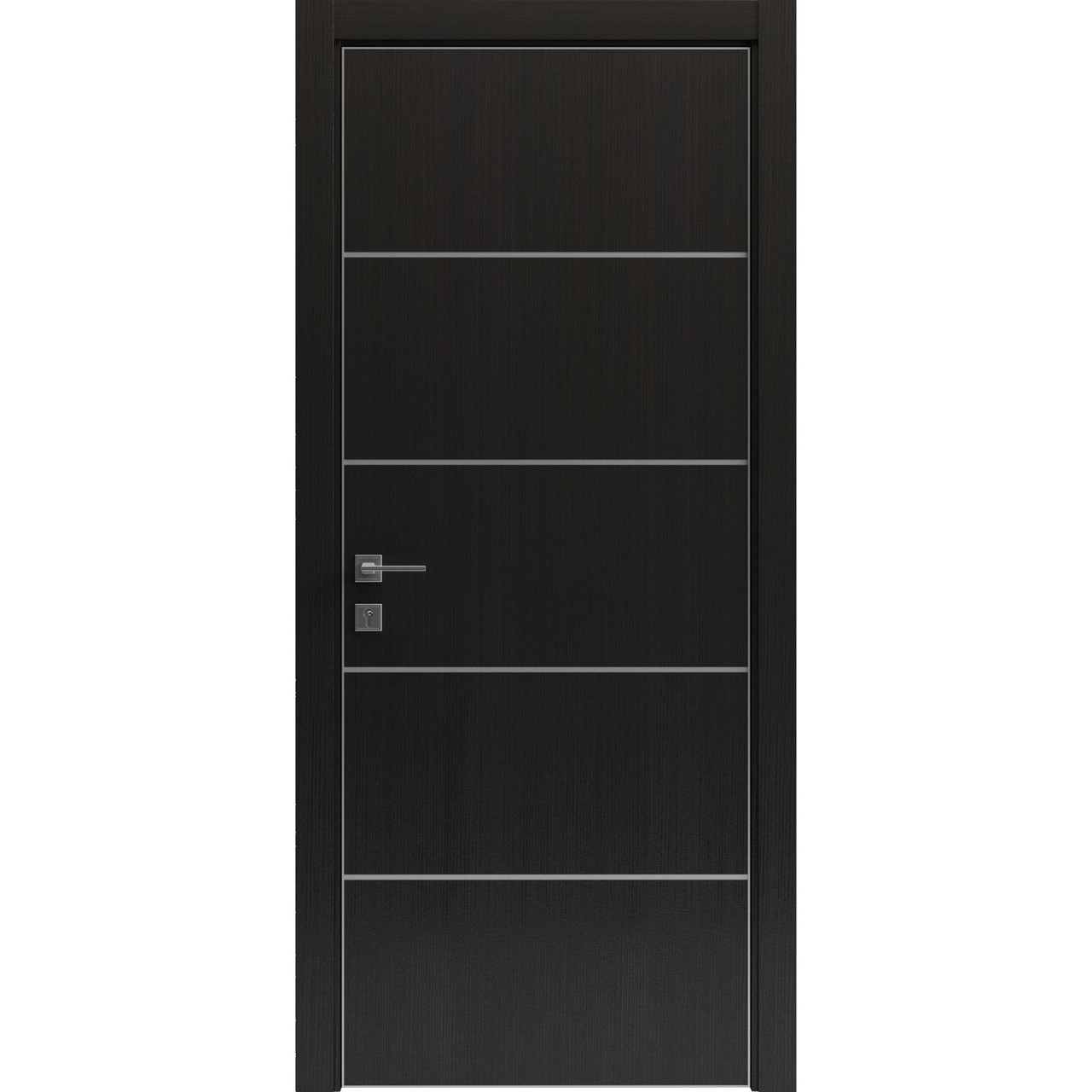 Двері колекції Modern модель Flat 03 Alum, Венге