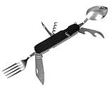 Набір столових приборів складаний Badger Outdoor Camping Steel BLK BO-CS1702402, фото 4