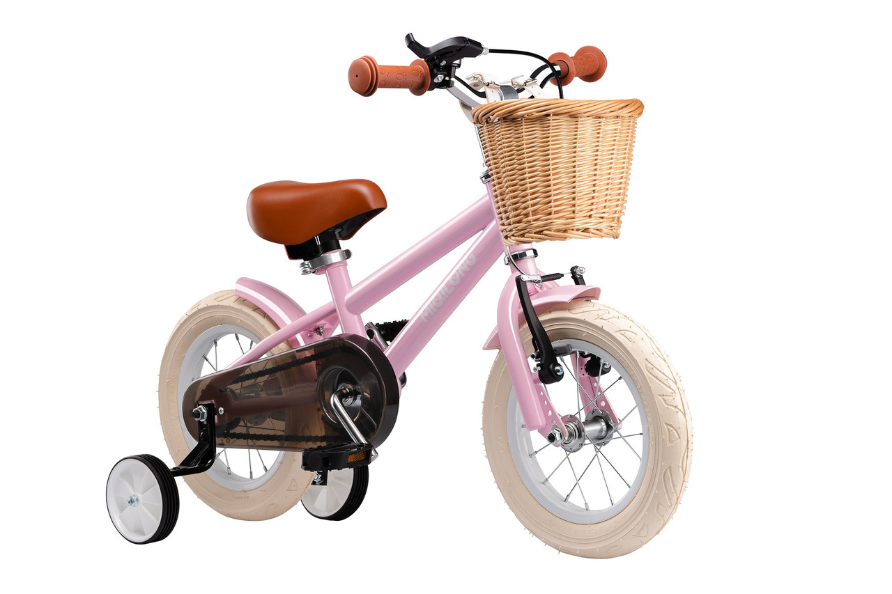 Miqilong Дитячий велосипед RM 16" рожевий