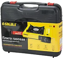 Плита газова однокамфорна з п'єзопідпалом і адаптером (кейс) SIGMA (2903431), фото 10