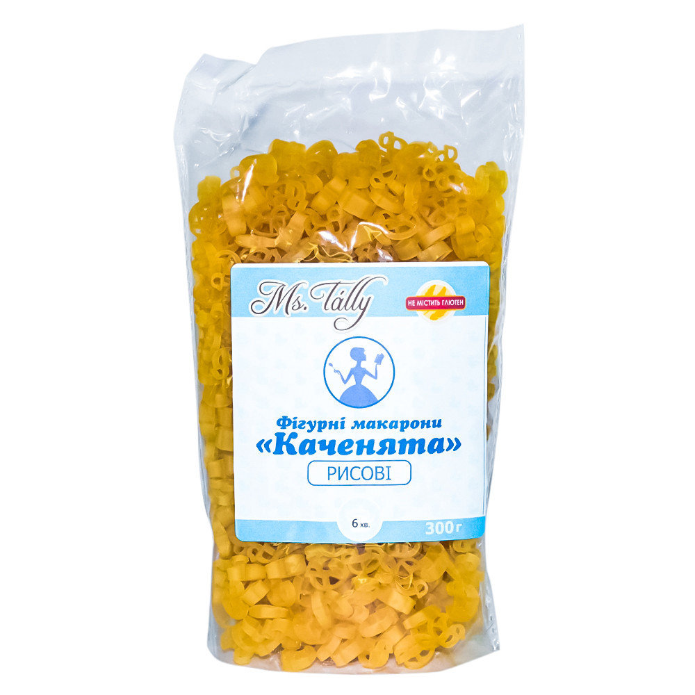 Макарони каченята рисові 300г Ms. Tally