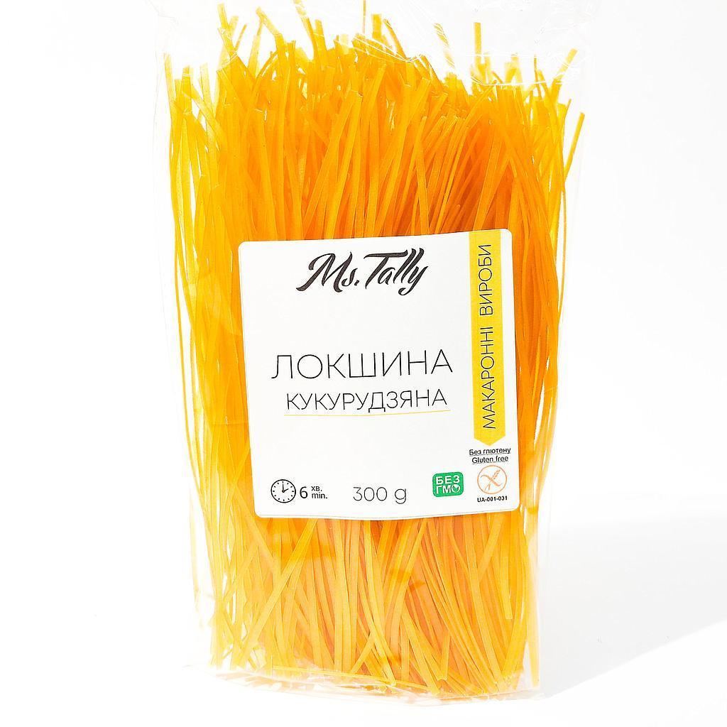 Лапша кукурузная безглютеновая 300г Ms.Tally