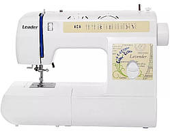 LEADER Швейна машина LEADER LAVENDER ,електромех., 70Вт, 22 шв.оп., петля напівавтомат, білий + синій