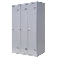 Металлический шкаф для одежды ШОМГ 1/40/3, шкаф для одежды 1800х1200х500 мм, шкаф в раздевалку