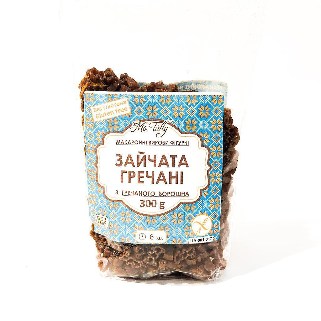 Макарони гречані Каченята безглютенові 300г Ms.Tally