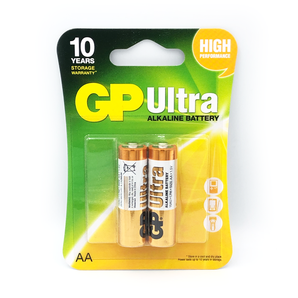 Батарейки AA / LR6 GP Ultra Alkaline (2шт.), фото 1