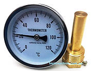 Термометр 1/2 ", d63мм, 120°С, штуцер 50 мм SD17450MM