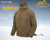 Всесезонна Флісова кофта тепла толстовка худі Helikon-tex Cumulus з капюшоном тактична флісо куртка XXL