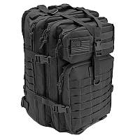 Туристичний рюкзак ShopTorg на 40 літрів Чорний Комфортний рюкзак мисливця Топ якості