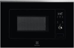 Electrolux Мікрохвильова піч вбудована, 17л, електрон. керування, 700Вт, дисплей, чорний+нерж