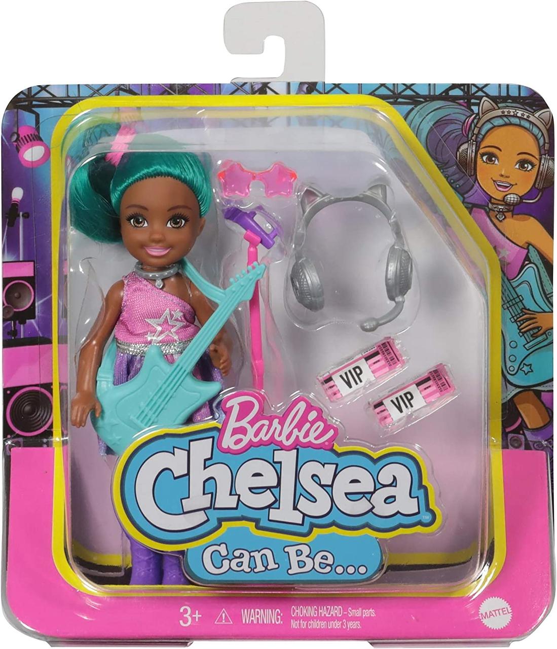 Лялька Барбі Челсі Рок-зірка Barbie Chelsea Rockstar GTN89
