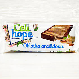 Вафлі діабетичні з арахісом 35г Celihope