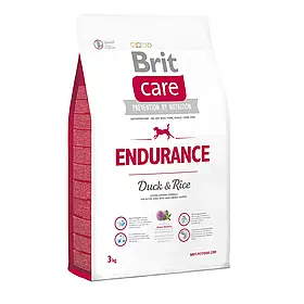 Сухий корм для активних собак усіх порід Brit Care Endurance 3 кг (качка та рис)