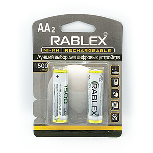 Акумулятори AA (HR6) Rablex 1500mAh (2шт.)