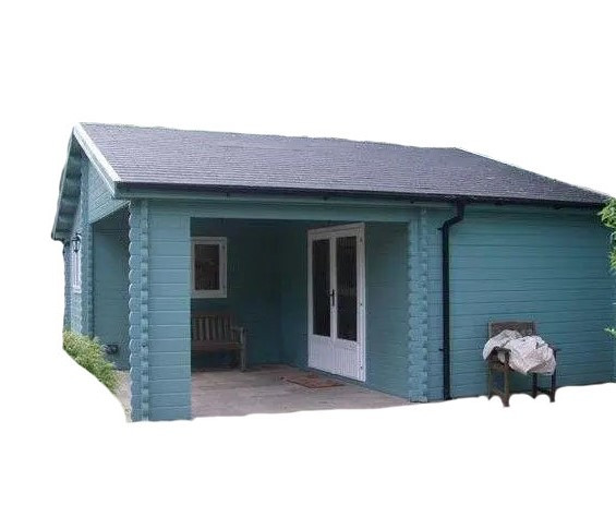 Сучасний сарай, госпблок для дачі з дерева 6,0х6,0 м. від виробника Modern barn - 111