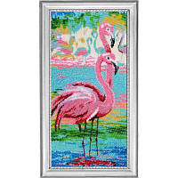 Картина с бисером Арт. СА-523 "Вечерние фламинго"